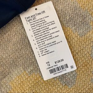 lululemon athletica Pants & Jumpsuits - Lululemon Fast and Free Navy Leggings NWT lululemon athletica Pants & Jumpsuits - Lululemon Fast and Free Navy Leggings NWT